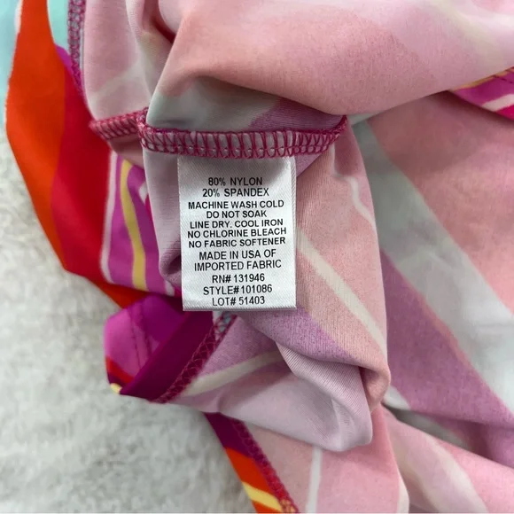 Jude Connally Dress Size Small Multicolored Melody Mod Stripe Sleeveless Swing - Picture 7 of 10